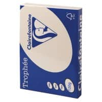 Papier couleur Clairefontaine Trophée A4 Crème 120 g/m² Mat 250 Feuilles