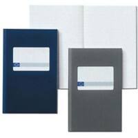 Atlanta 165 x 105 mm Gebundenes blaues Hardcover-Notizbuch Liniert  96 Blatt