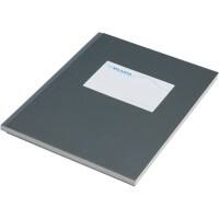 Djois Atlanta Notizbuch Spezial Liniert 16 x 21 cm Grau 80 Blatt