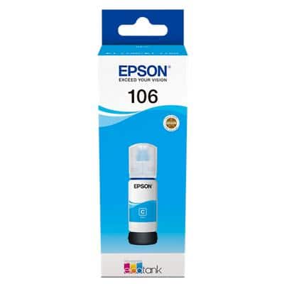 Epson 106 Original Tintenflasche C13T00R240 Cyan 70 ml