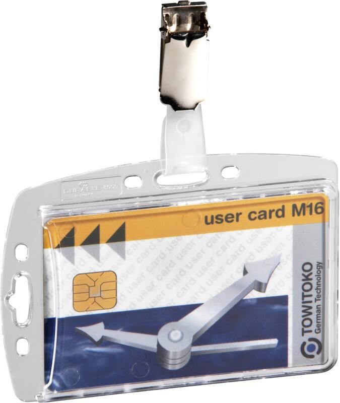 Badge nominatif DURABLE Standard Avec clip 800519 21 x 28,3 cm 25 unités