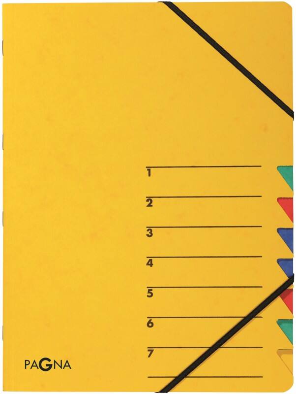 Trieur PAGNA 24061-05 Carton A4 Jaune