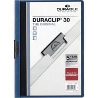 DURABLE Klemmmappe Duraclip DIN A4 Blau