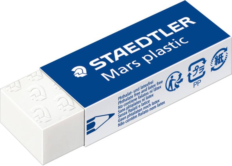 Gomme STAEDTLER Mars Plastique Blanc Unité