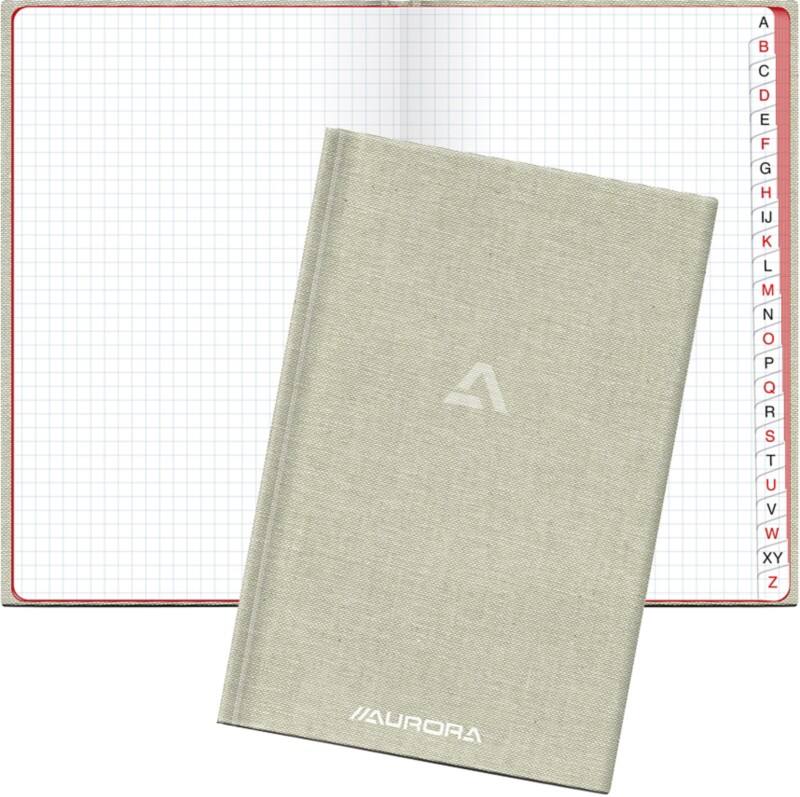 Cahier AURORA Format spécial Quadrillé Non perforé Gris 192 pages