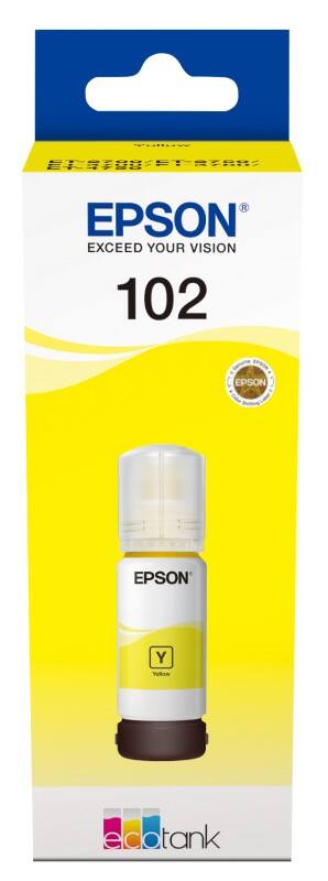 Bouteille d'encre Epson 102 D'origine C13T03R440 Jaune 70 ml