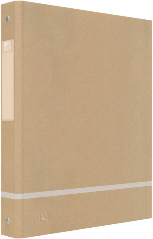 Classeur à anneaux OXFORD Touareg 25 mm Carton A4 4 anneaux Marron