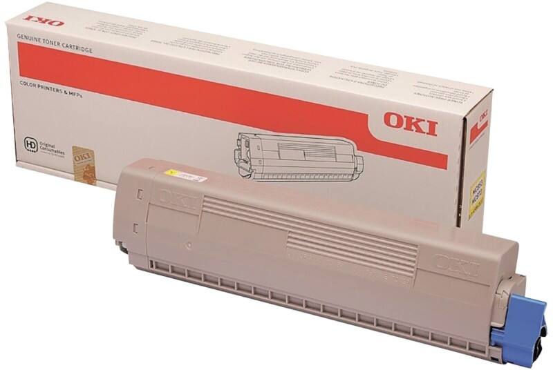 OKI 45862837 Original Tonerkartusche Gelb