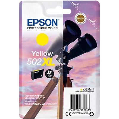 Epson 502XL Original Tintenpatrone C13T02W44010 Gelb