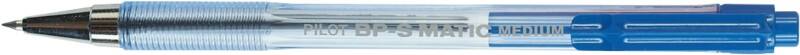 Pilot BP-S Matic Einziehbar Kugelschreiber Blau 0.4 mm Mittel Kegelförmig Nachfüllbar