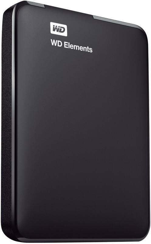HDD externe Western Digital 1 To Elements USB-A 3.0 Noir