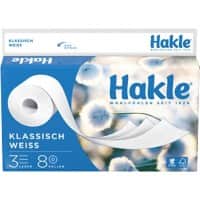 Papier toilette Hakle 3 épaisseurs 10118 8 Rouleaux de 150 Feuilles