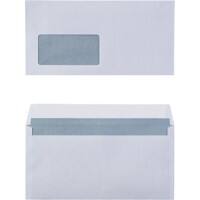 Enveloppes Office Depot DL 80 g/m² Avec fenêtre Bande adhésive Blanc 220 (l) x 110 (h) mm 1 000 Unités