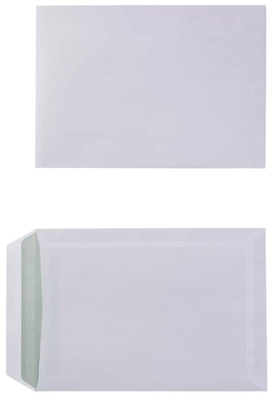 Enveloppes Viking Sans fenêtre C5 162 (l) x 229 (h) mm Autocollante Blanc 90 g/m² 500 Unités