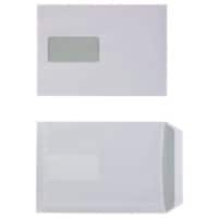 Enveloppes Office Depot C5 90 g/m² Avec fenêtre Autocollante Blanc 162 (l) x 229 (h) mm 500 Unités