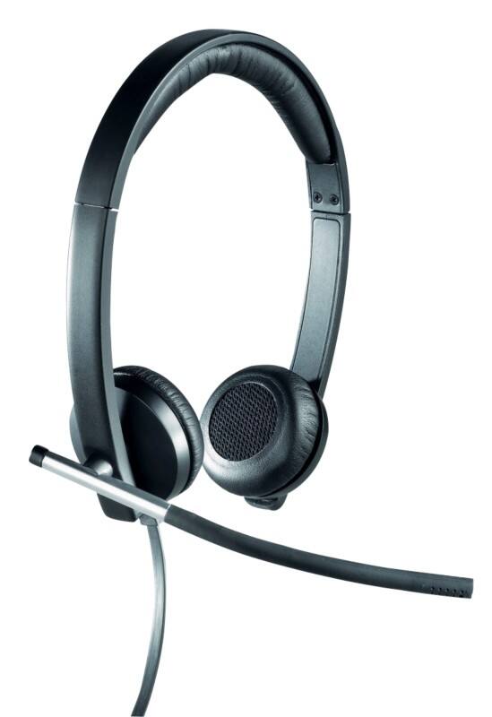 Logitech H650E Verkabelt Headset Kopfbügel Noise Cancelling Microphone Stereo Schwarz