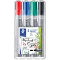 STAEDTLER Flipchart marker 356 WP4 Rundspitze 2 mm Farbig assortiert 4 Stück