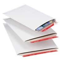 ColomPac C4 Briefumschläge zum Abziehen und Versiegeln Weiß 315 (B) x 30 (H) mm Unbedruckt 425 gsm 20 Stück
