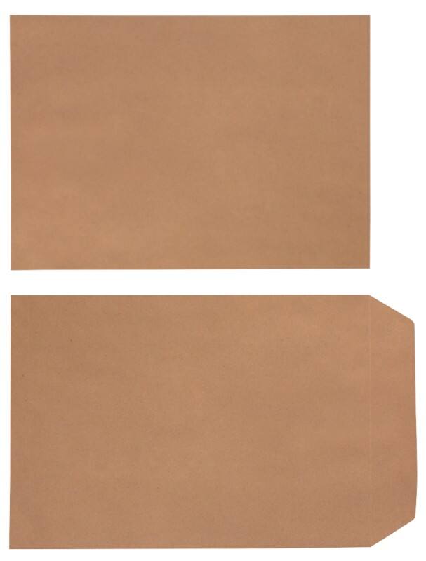 Enveloppes Viking Sans fenêtre C5 162 (l) x 229 (h) mm Autocollante Brun 90 g/m² 500 Unités