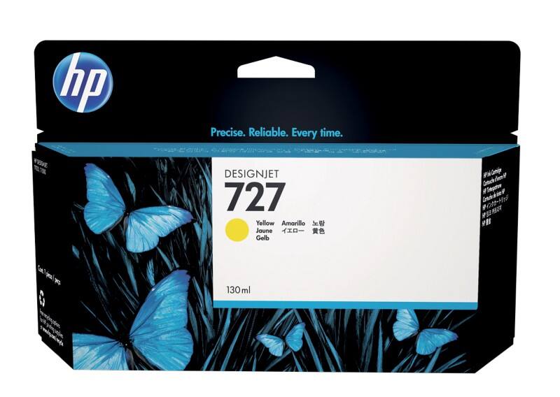 HP 727 Original Tintenpatrone B3P21A Gelb