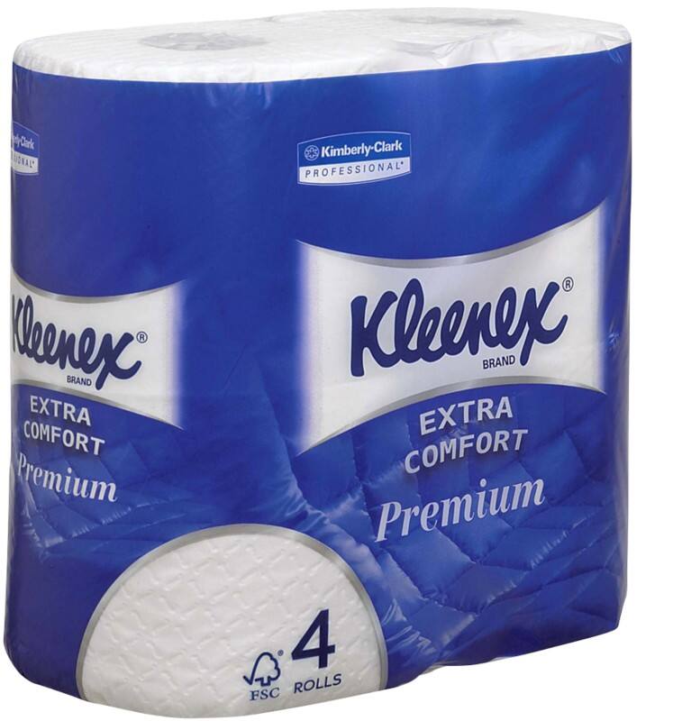 Papier toilette Kleenex 4 épaisseurs 8484 4 Rouleaux de 160 Feuilles