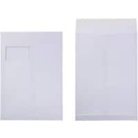 Office Depot Faltenversandtaschen C4 130 g/m² Weiss Mit Fenster Abziehstreifen 100 Stück