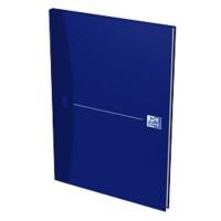 OXFORD Office Essentials Notizbuch DIN A4 Kariert Gebunden Pappe Blau Nicht perforiert 192 Seiten 96 Blatt