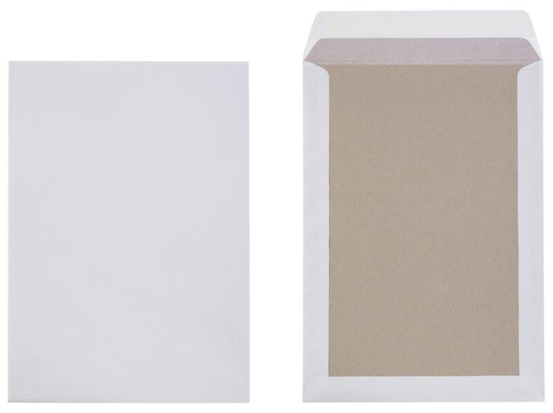 Enveloppes dos carton Viking C4 120 g/m² Blanc Sans Fenêtre Bande adhésive 229 x 324 mm 100 Unités