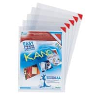 Pochettes d'affichage adhésives Tarifold Kang Easy clip Transparent A4 Chlorure de Polyvinyle 22 x 30 cm 5 Unités