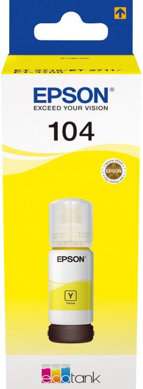 Epson 104 Original Tintenpatrone C13T00P440 Gelb
