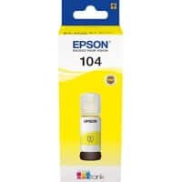 Bouteille d'encre Epson 104 D'origine C13T00P440 Jaune