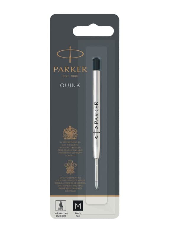Recharge pour stylo bille Parker Quink Noir