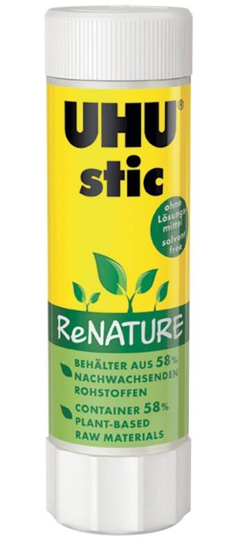 Bâton de colle UHU ReNature 40g Blanc 47
