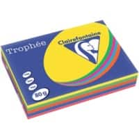 Papier couleur Clairefontaine Trophée A4 Assortiment 80 g/m² Mat 500 Feuilles