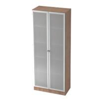 Armoire à portes battantes Hammerbacher SG 6100G Argenté, Noyer 800 x 420 x 2&nbsp;004 mm