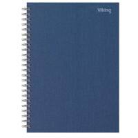 Office Depot A5 Drahtgebunden Marineblau Hardcover Notizbuch Liniert 80 Blatt