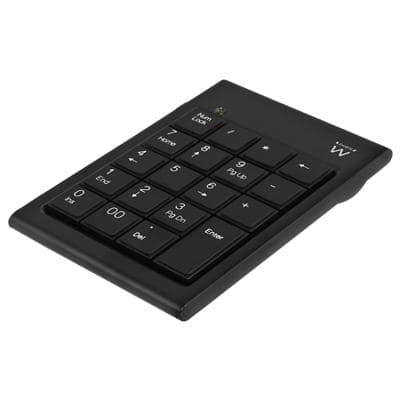 ewent Verkabeltes Nummerisches Keypad EW3102 USB 2.0 Schwarz