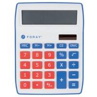 Foray Tischrechner Generation 10-stelliges Display Rot, Blau