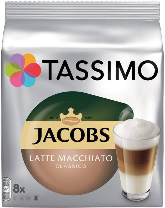 Tassimo Latte Macchiato Kaffeekapseln 8 Stück à 33 g