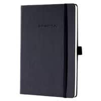 Sigel Conceptum A5 Fallgebunden Schwarz Hardback Notizbuch Blanko 97 Blatt