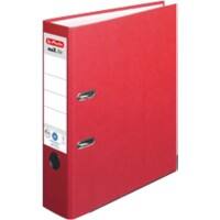 herlitz maX.file Nature Plus Ordner A4 80 mm Rot 2 Ringe Pappkarton, Packpapier Texturiert Hochformat
