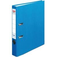 herlitz maX.file nature plus Ordner A4 50 mm Blau 2 Ringe 10841658 Pappkarton, PP (Polypropylen) Texturiert Hochformat