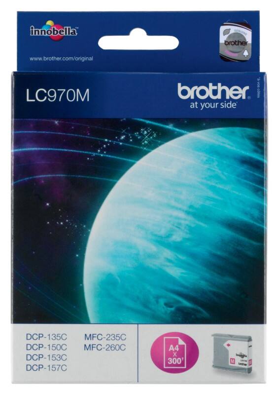 Cartouche jet d'encre Brother LC970M D'origine Magenta