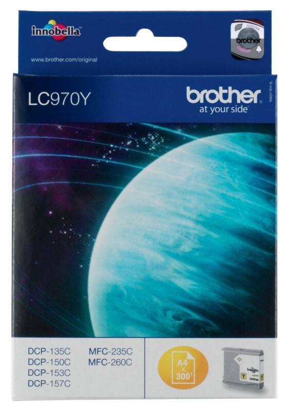 Brother LC970Y Original Tintenpatrone Gelb