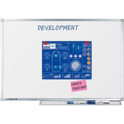 Legamaster wandmontierbares magnetisches Whiteboard Emaille Professional 180 x 90 cm
