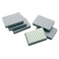 Legamaster Magnete Magnetisch 7,5 x 5 cm Grau 7-184000