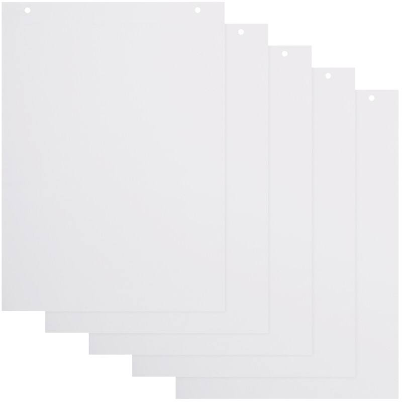 Viking Flipchart-Papier Blanko Euro 50 g/m² 5 Stück à 20 Blatt