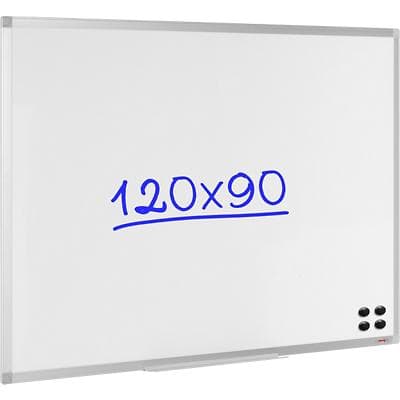 Tableau blanc Office Depot Standard Acier Laqué Magnétique 120 x 90 cm