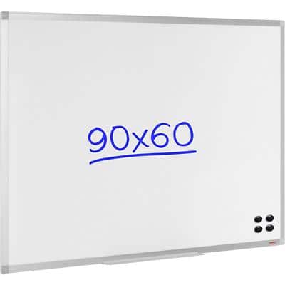 Viking wandmontierbares magnetisches Whiteboard Emaille Superior 90 x 60 cm