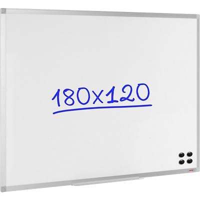 Office Depot wandmontierbares magnetisches Whiteboard Emaille Superior 180 x 120 cm